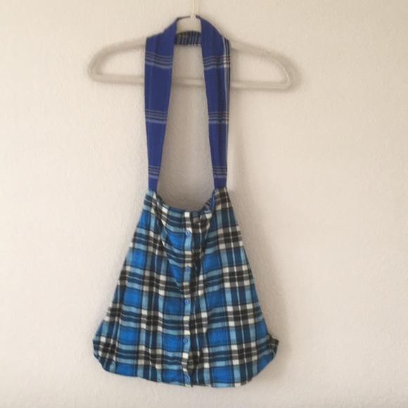 BOHO Bag Reversable Buttondown Shoulder Hobo - Picture 3 of 10